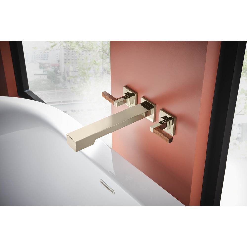 Frank Lloyd Wright Two-Handle Wall Mount Tub Filler Lever Handle Kit