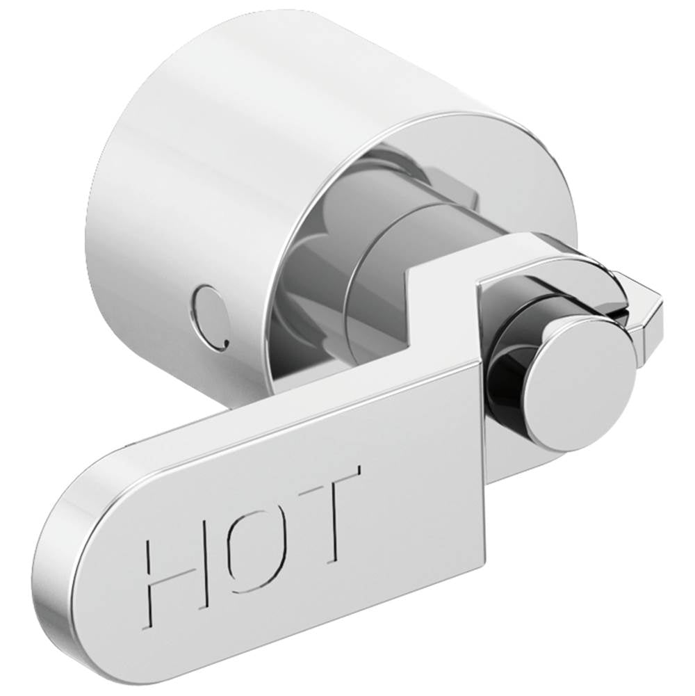 Brizo - Litze Two-Handle Wall Mount Tub Filler Industrial Lever Handle Kit - Chrome