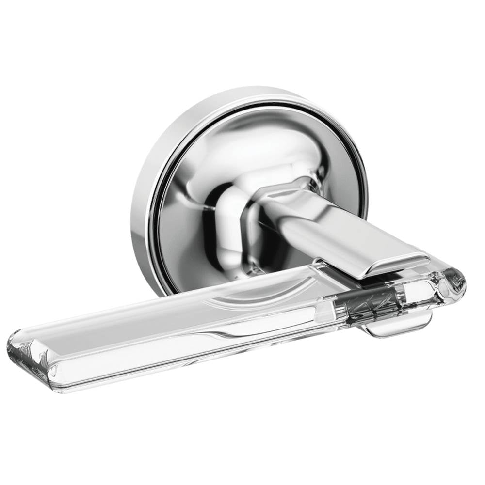 Brizo - AllariaE Two-Handle Wall Mount Tub Filler Lever Handle Kit - Polished Chrome With Clear Acrylic