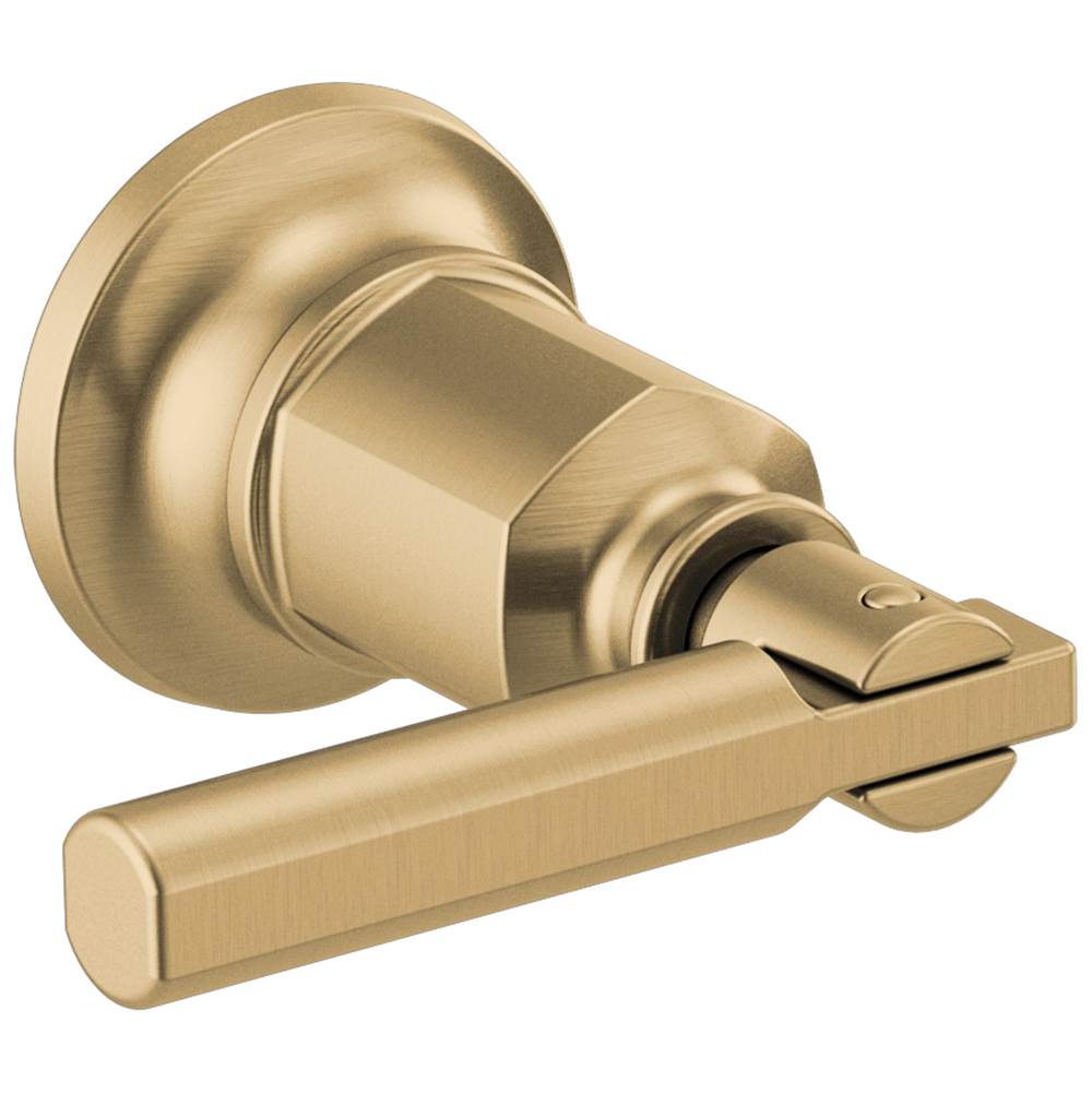 Brizo - Invari Two-Handle Wall Mount Tub Filler Lever Handle Kit - Luxe Gold