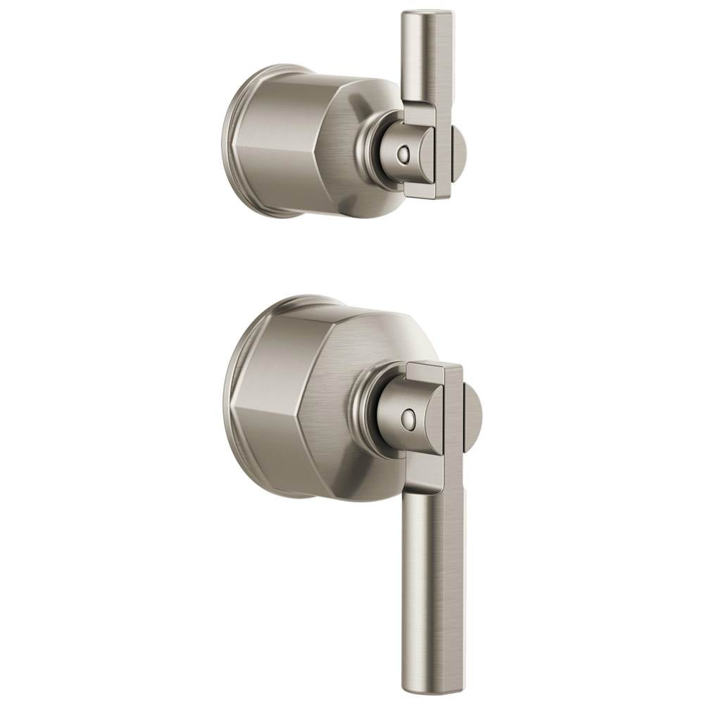 Brizo - Invari Pressure Balance Valve with Integrated Diverter Trim Lever Handle Kit - Luxe Nickel