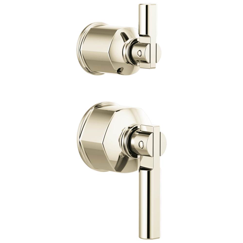 Brizo - Invari Pressure Balance Valve with Integrated Diverter Trim Lever Handle Kit - Polished Nickel
