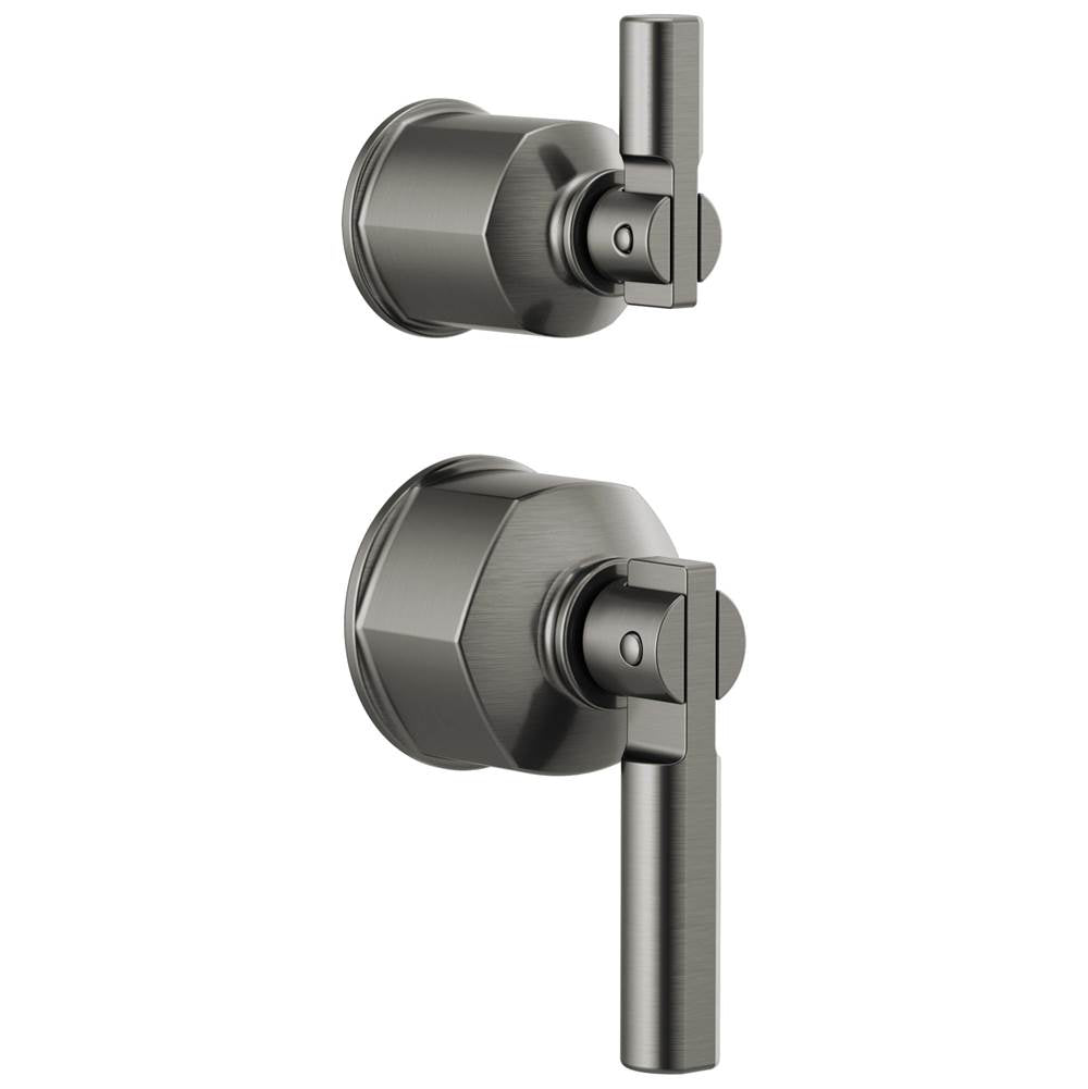Brizo - Invari Pressure Balance Valve with Integrated Diverter Trim Lever Handle Kit - Luxe Steel