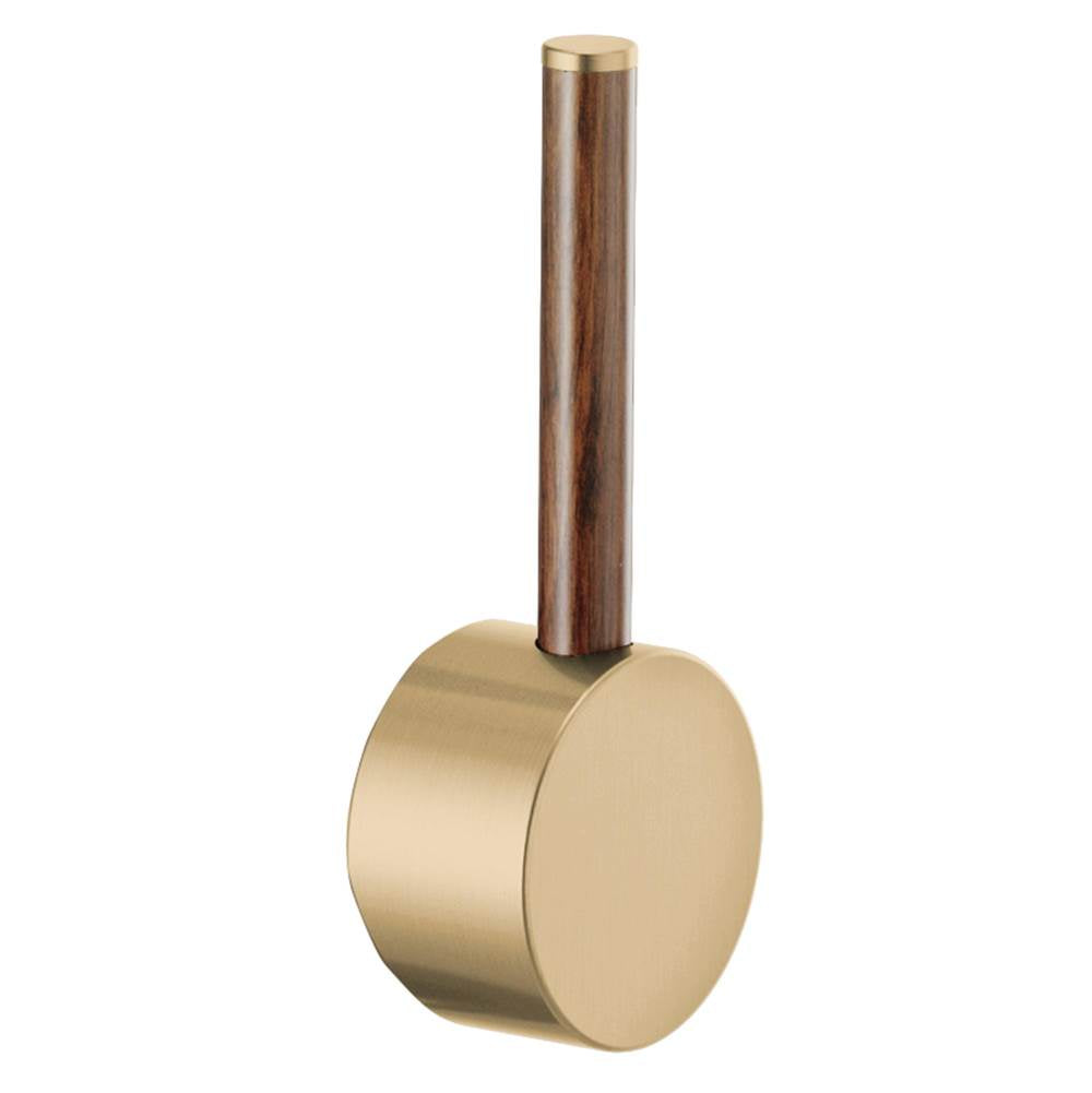 Brizo - Odin Pull-Down Faucet Wood Lever Handle Kit - Luxe Gold With Wood