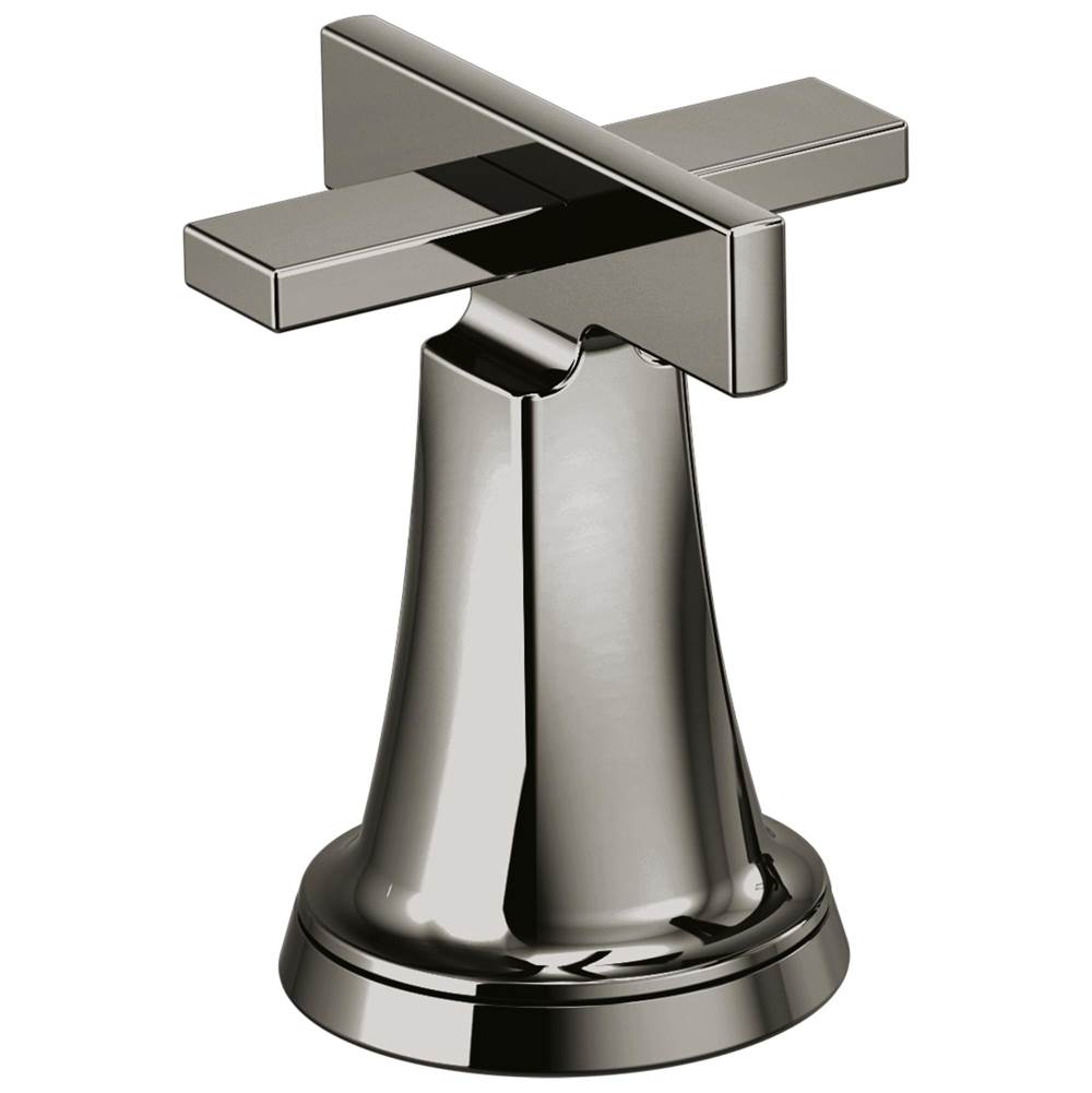 Brizo - LevoirE Widespread Lavatory High Cross Handle Kit - Brilliance Black Onyx