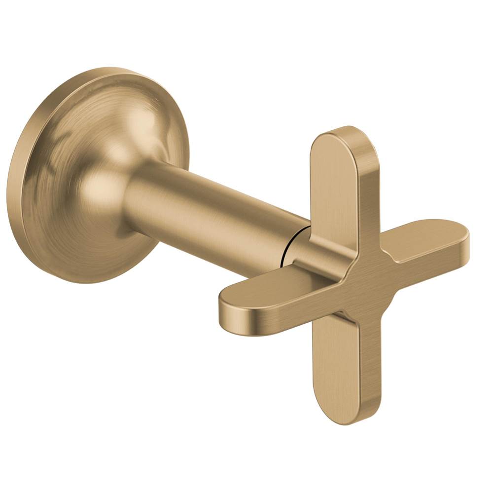 Brizo - Odin Wall Mount Lavatory Cross Handles - Luxe Gold