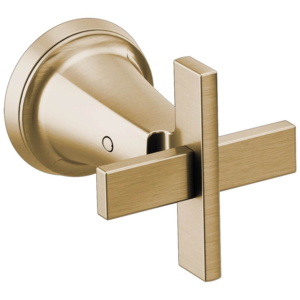 Brizo - LevoirE Wall Mount Lavatory Cross Handle Kit - Luxe Gold