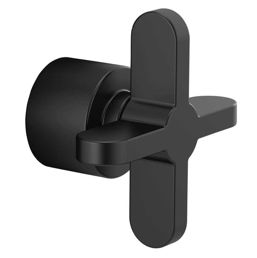 Brizo - Jason Wu for BrizoE Pressure Balance Vale Trim Cross Handle Kit - Matte Black