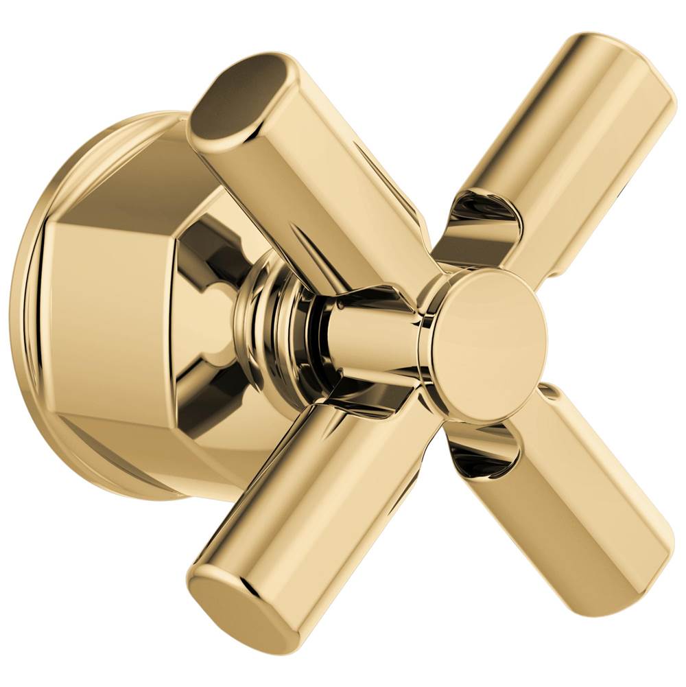 Brizo - Invari Pressure Balance Valve Trim Cross Handle Kit - Polished Gold