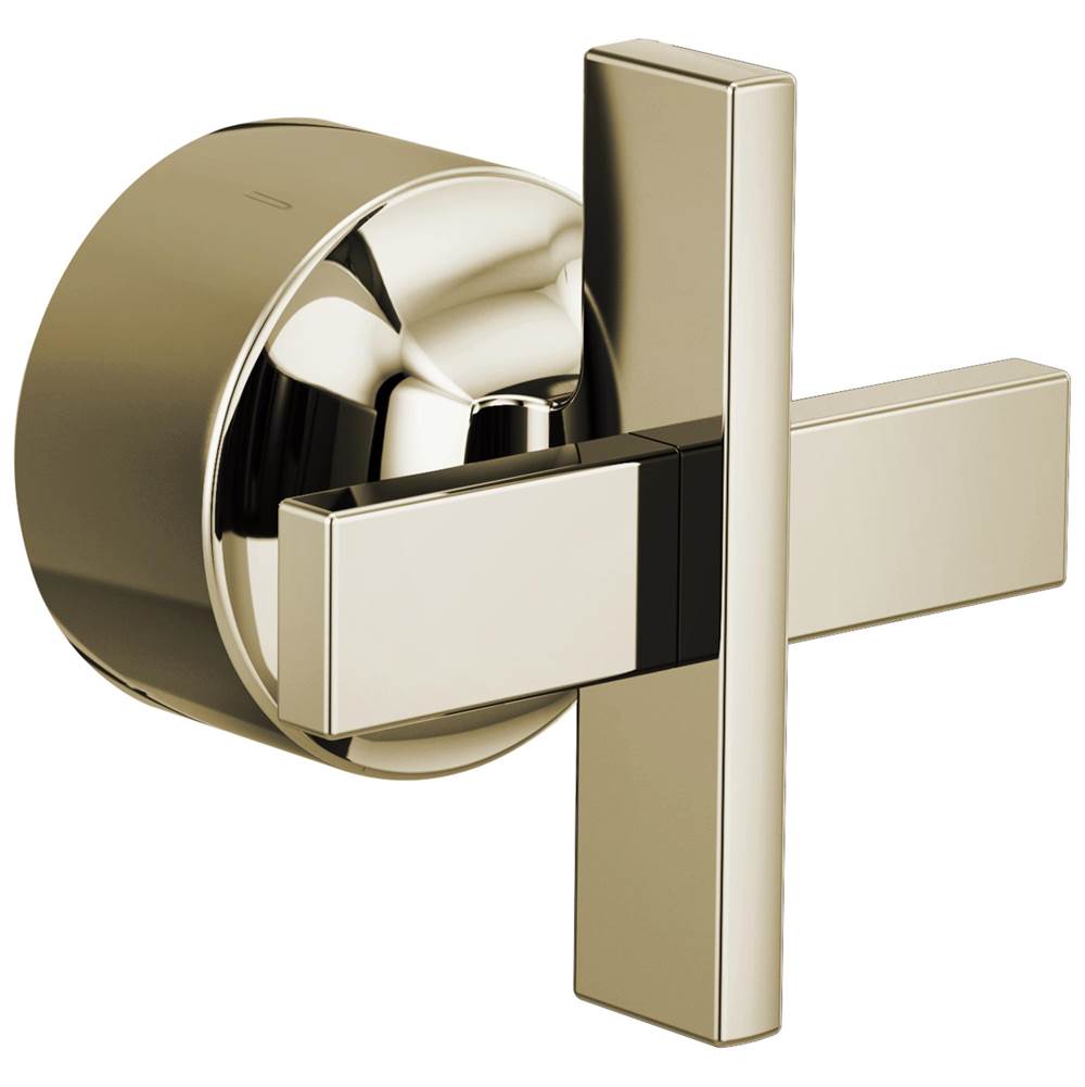 Brizo - LevoirE Pressure Balance Valve Trim Cross Handle Kit - Polished Nickel
