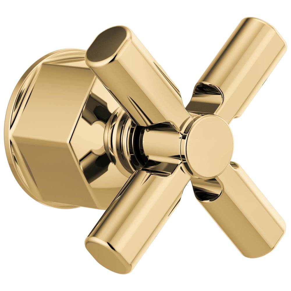 Brizo - Invari Sensori Thermostatic Valve Trim Cross Handle Kit - Polished Gold