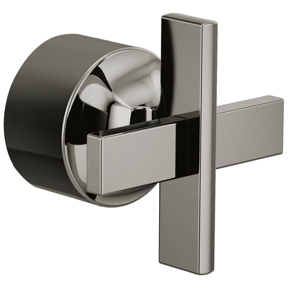 Brizo - LevoirE Sensori Thermostatic Valve Trim Cross Handle Kit - Brilliance Black Onyx