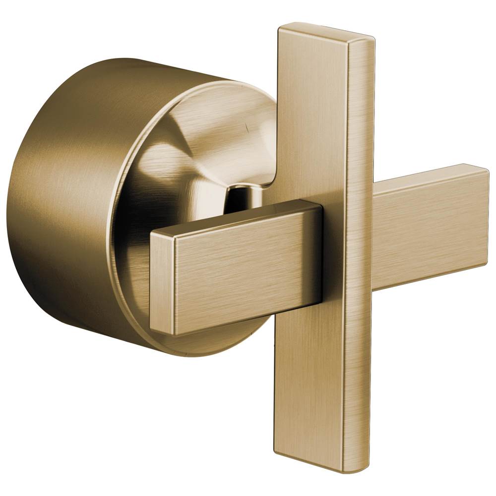 Brizo - LevoirE Sensori Thermostatic Valve Trim Cross Handle Kit - Luxe Gold
