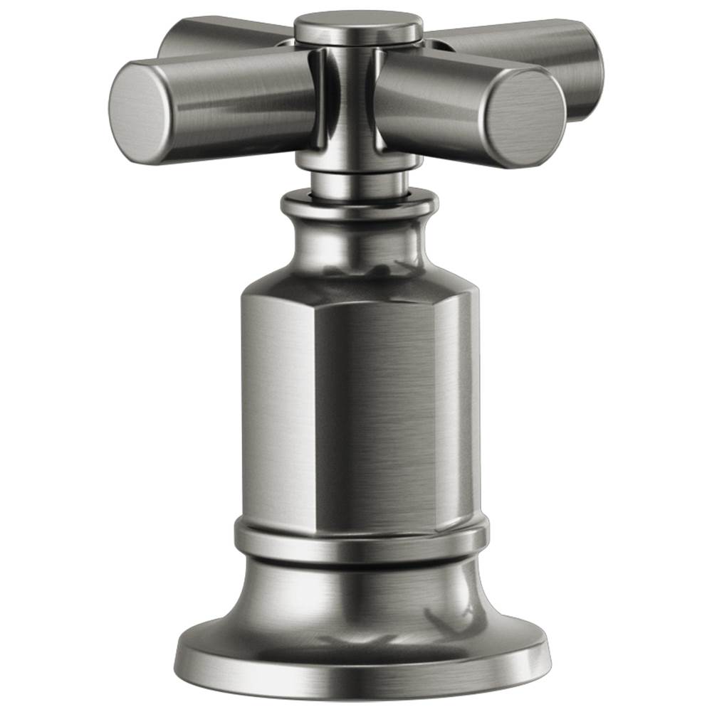 Brizo - Invari Roman Tub Faucet Cross Handle Kit - Luxe Steel