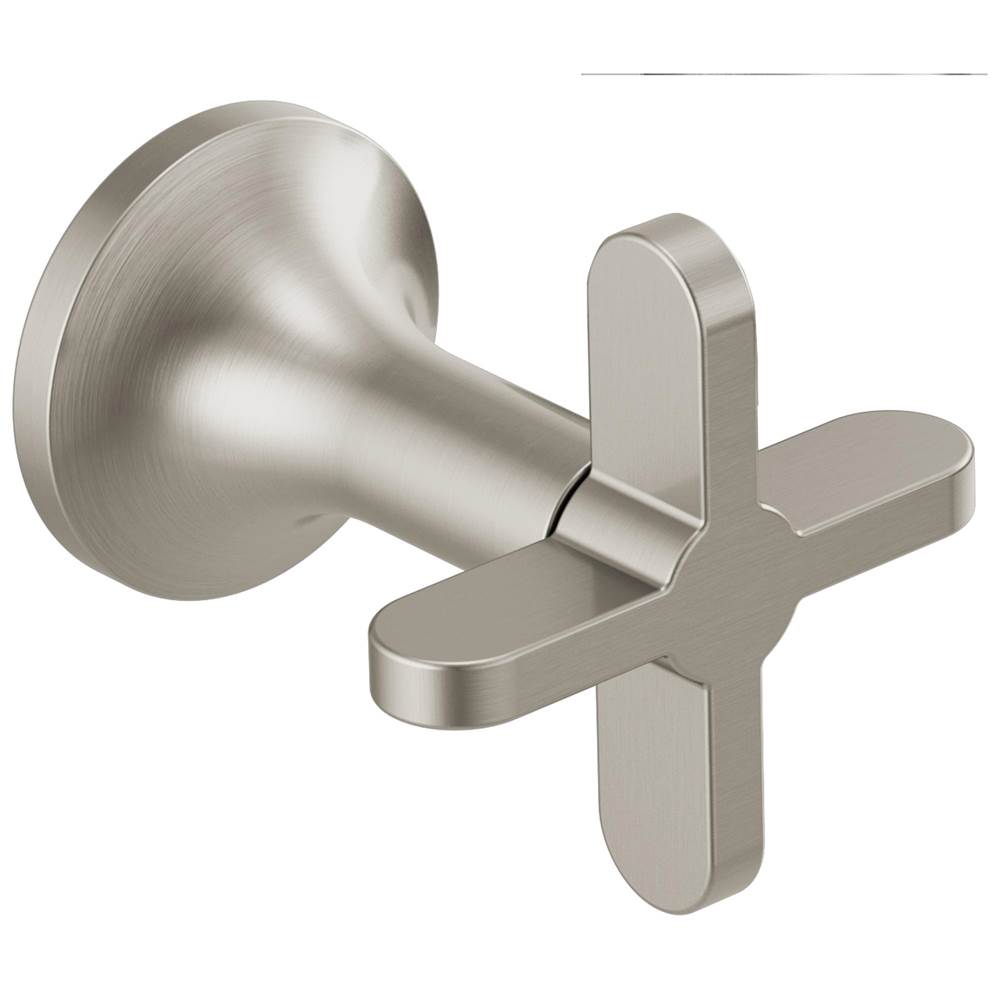 Brizo - Odin Wall Mount Tub Filler Cross Handles - Brushed Nickel