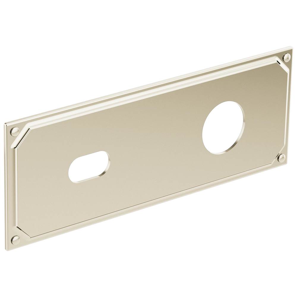 Brizo - Invari Wallmount Lavatory Escutcheon Plate - Polished Nickel