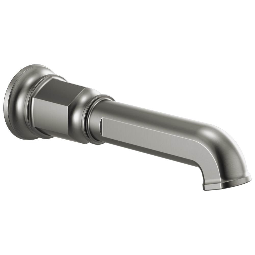 Brizo - Invari Non-Diverter Tub Spout - Luxe Steel