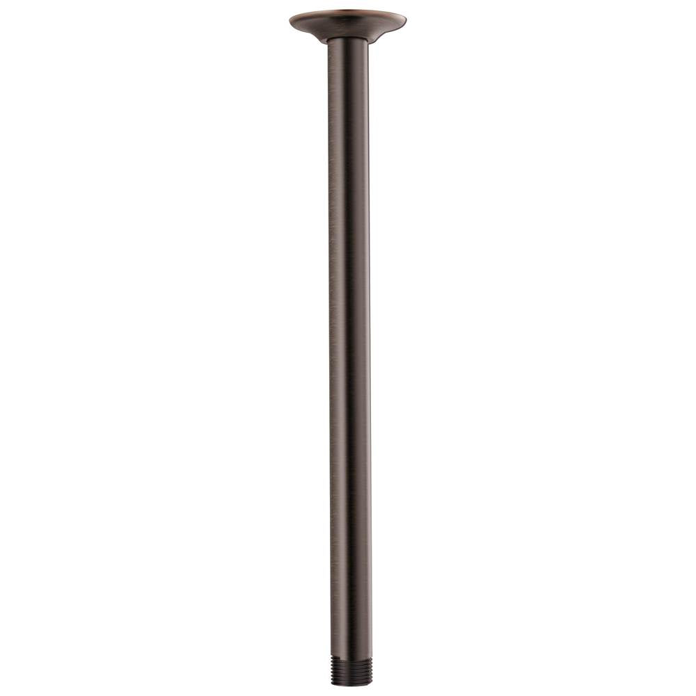 Brizo - Universal Showering 14'' Ceiling Mount Shower Arm And Round Flange - Venetian Bronze