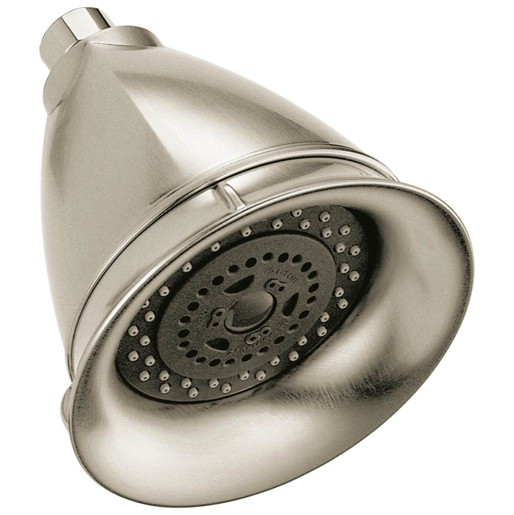 Brizo - Universal Showering 5'' Classic Round H2Okinetic<sup></sup> Multi-Function Wall Mount Showerhead - Brushed Nickel