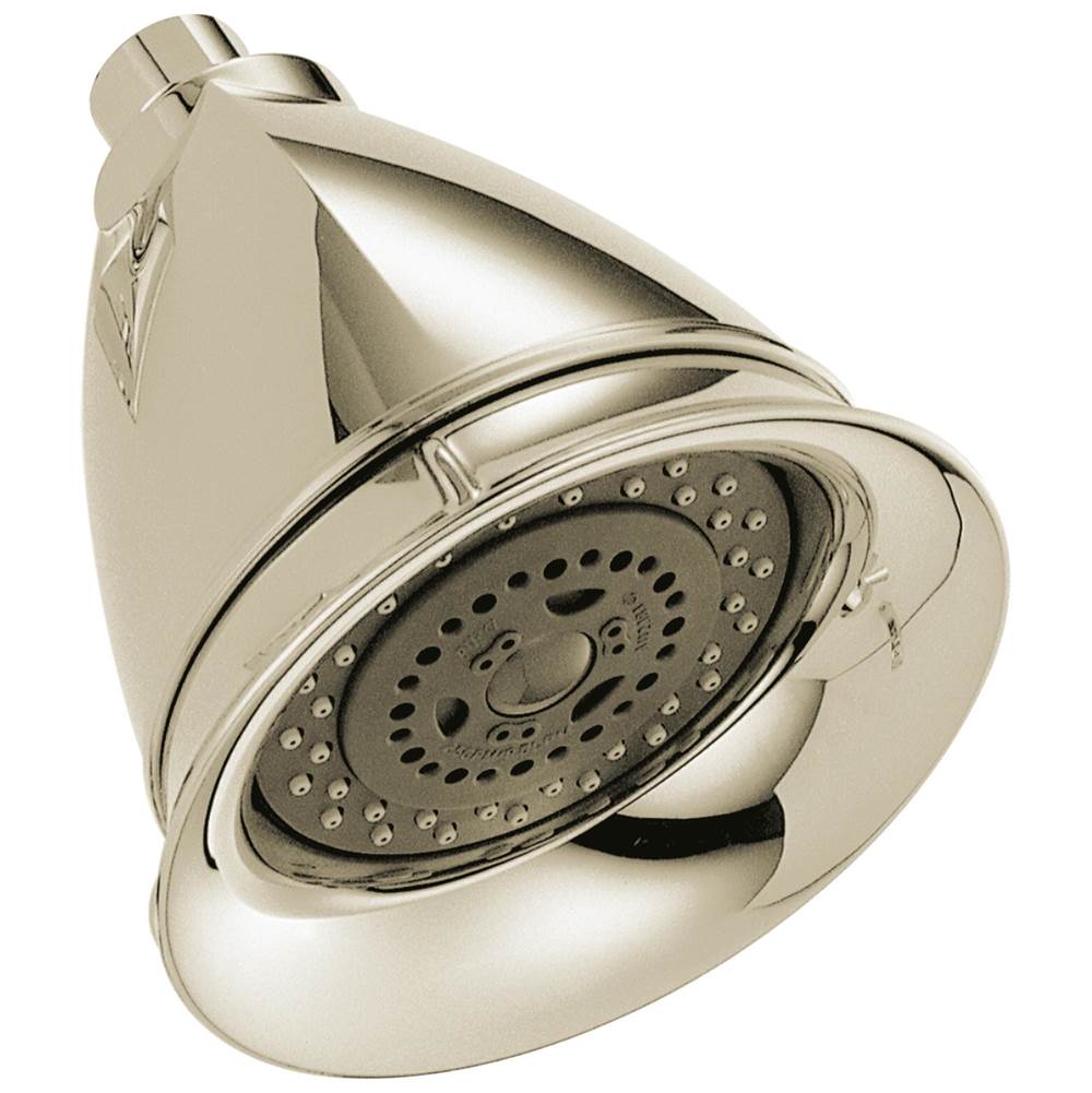 Brizo - Universal Showering 5'' Classic Round H2Okinetic<sup></sup> Multi-Function Wall Mount Showerhead - Polished Nickel