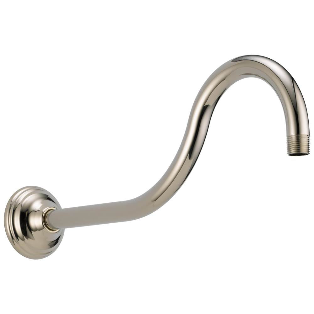 Brizo - Traditional 16'' Shower Arm And Flange - Polished Nickel