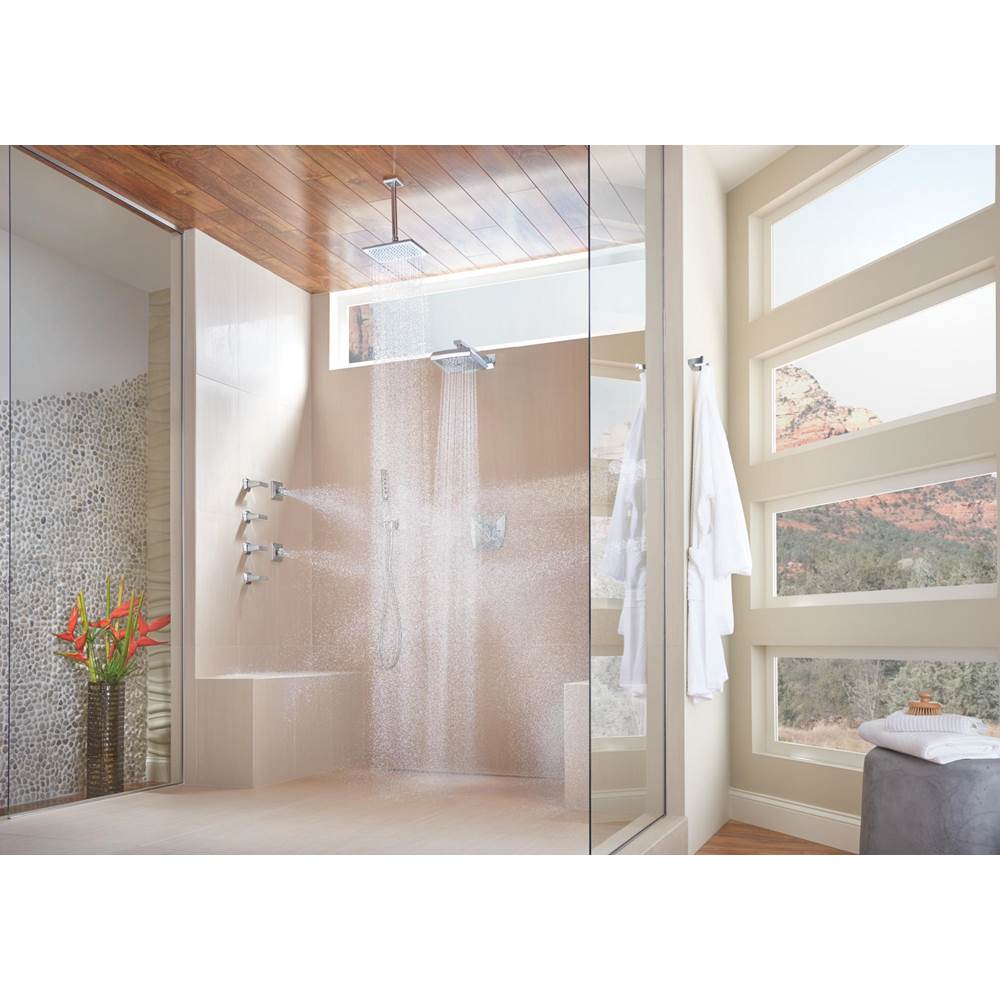 Universal Showering 10'' Ceiling Mount Shower Arm And Square Flange