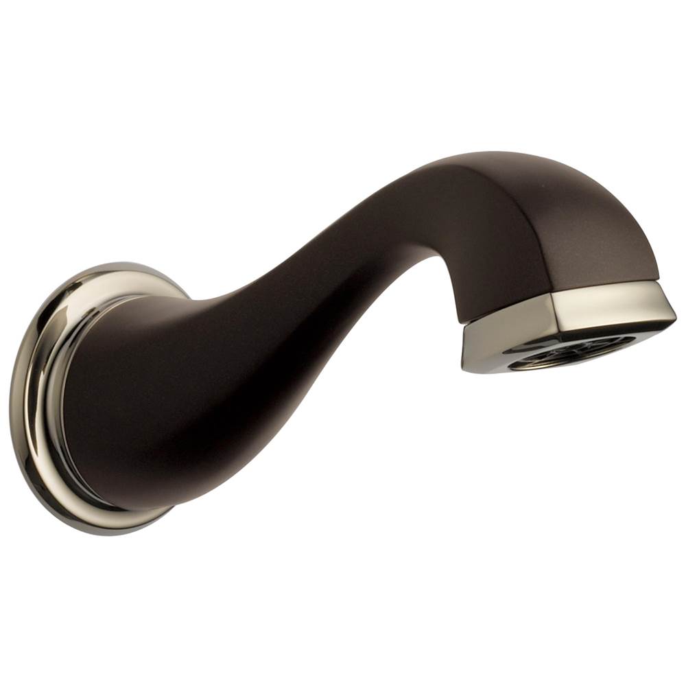 Brizo - Charlotte Tub Spout Assembly - Cocoa Bronze With Polished Nickel