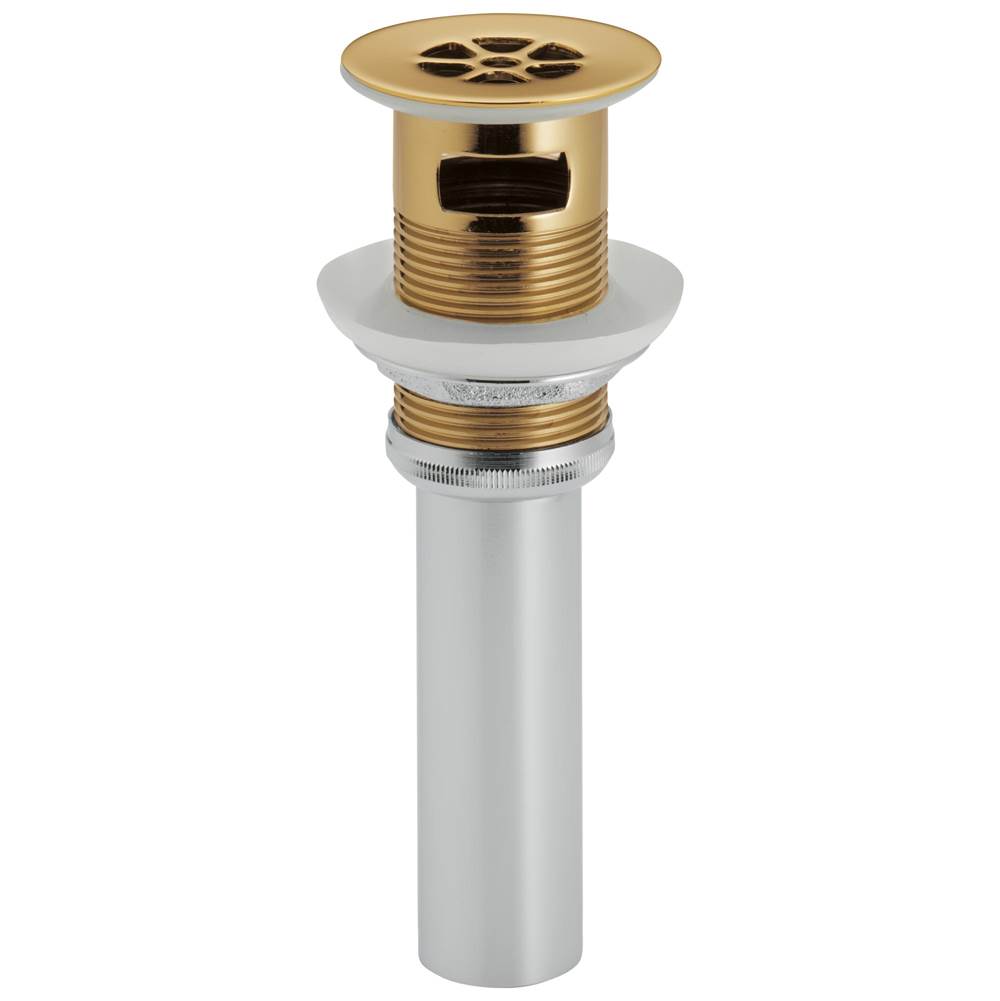 Brizo - Other Grid Strainer With Overflow - Polished Gold
