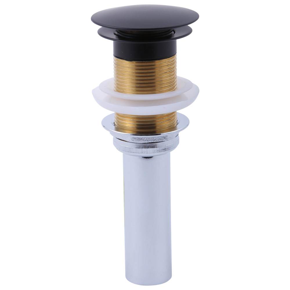 Brizo - Other Push Button Pop-Up Without Overflow - Matte Black