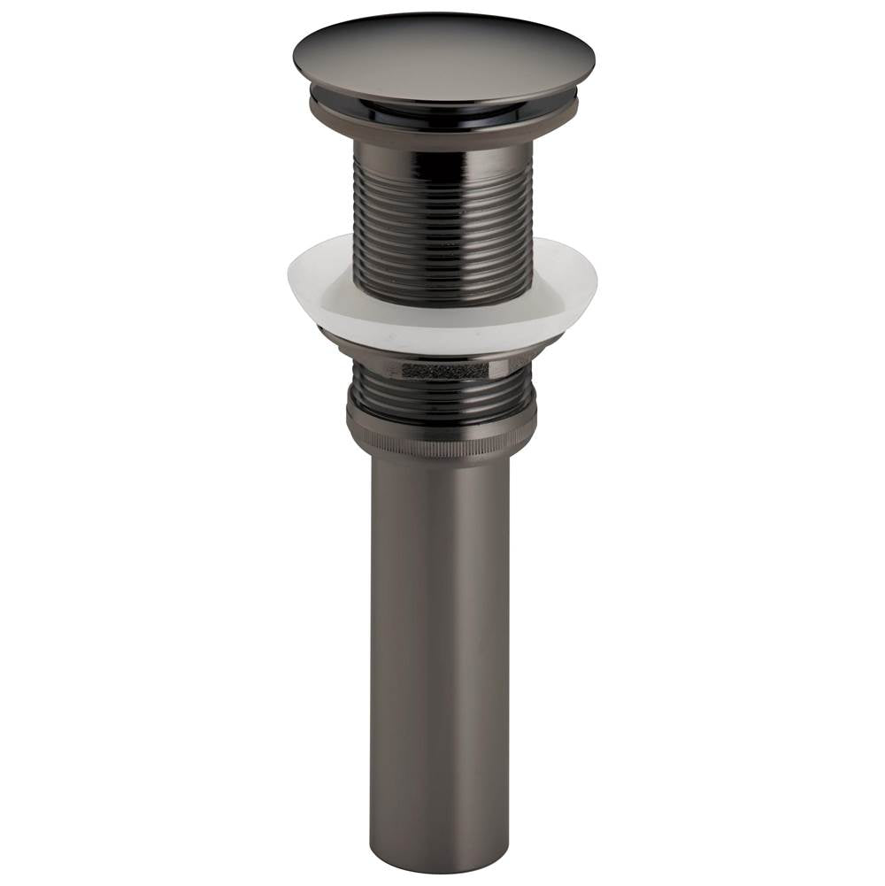 Brizo - Other Push Button Pop-Up Lavatory Drain Without Overflow - Brilliance Black Onyx