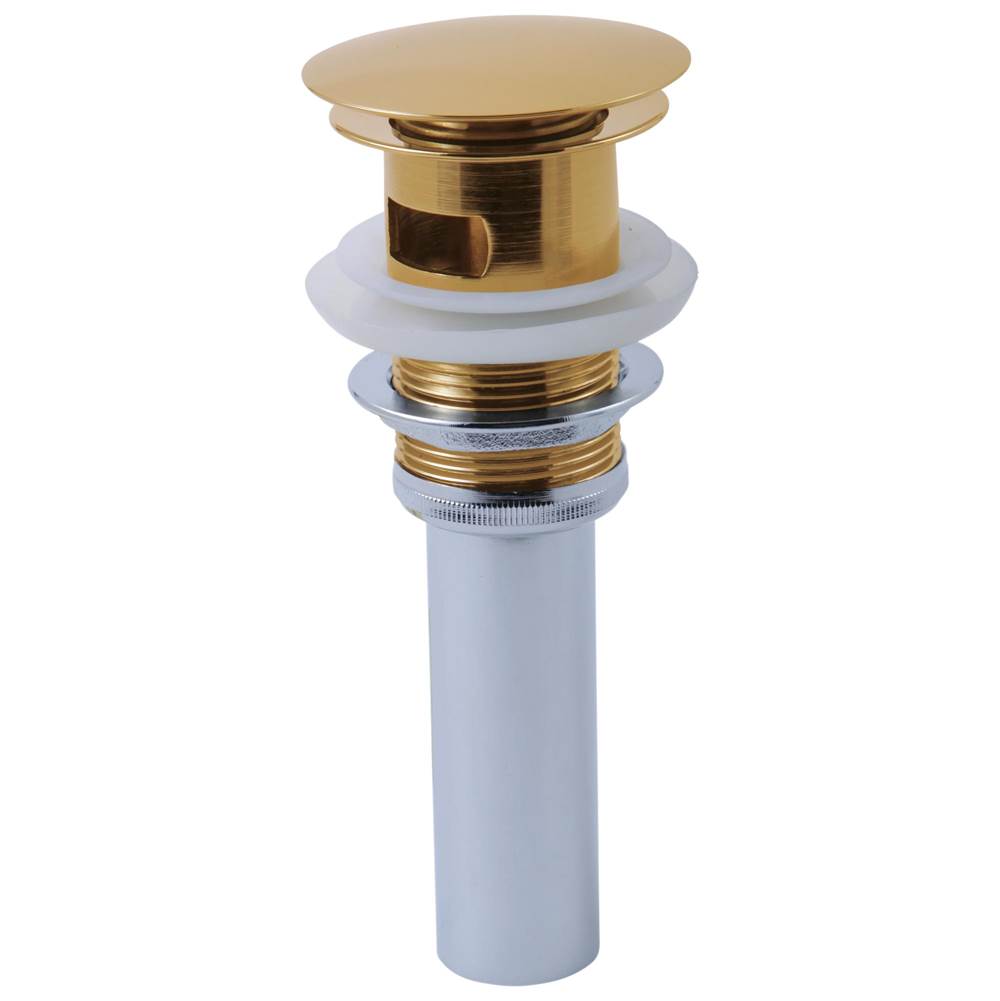 Brizo - Other Push Button Pop-Up With Overflow - Polished Gold