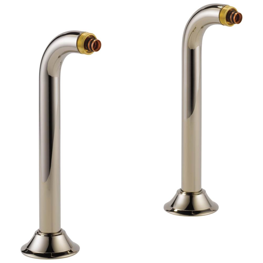 Brizo - Traditional Deck Mount Tub Filler Risers - Polished Nickel