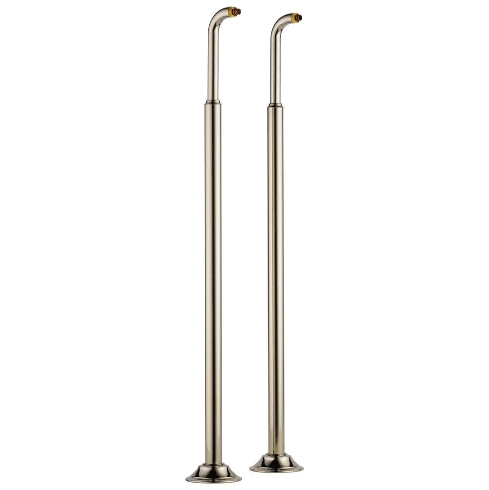 Brizo - Traditional Floor Mount Tub Filler Risers - Polished Nickel