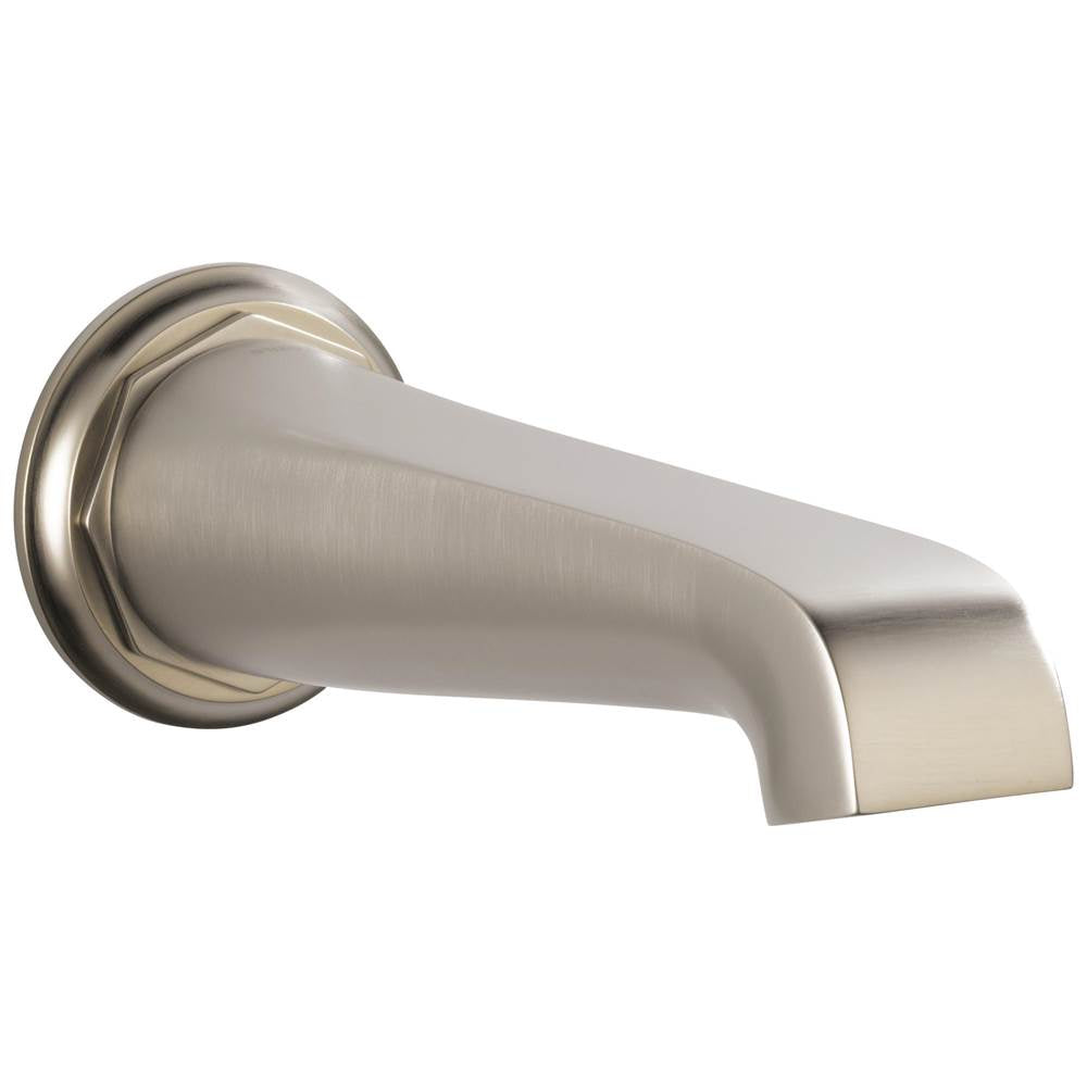 Brizo - Rook Non-Diverter Tub Spout - Luxe Nickel