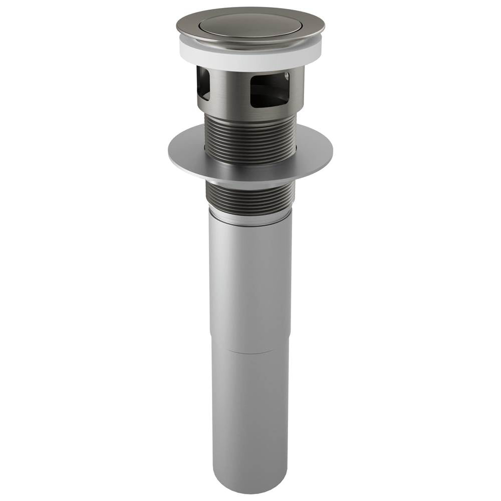 Brizo - Other Push Button Pop-Up With Overflow - Luxe Steel