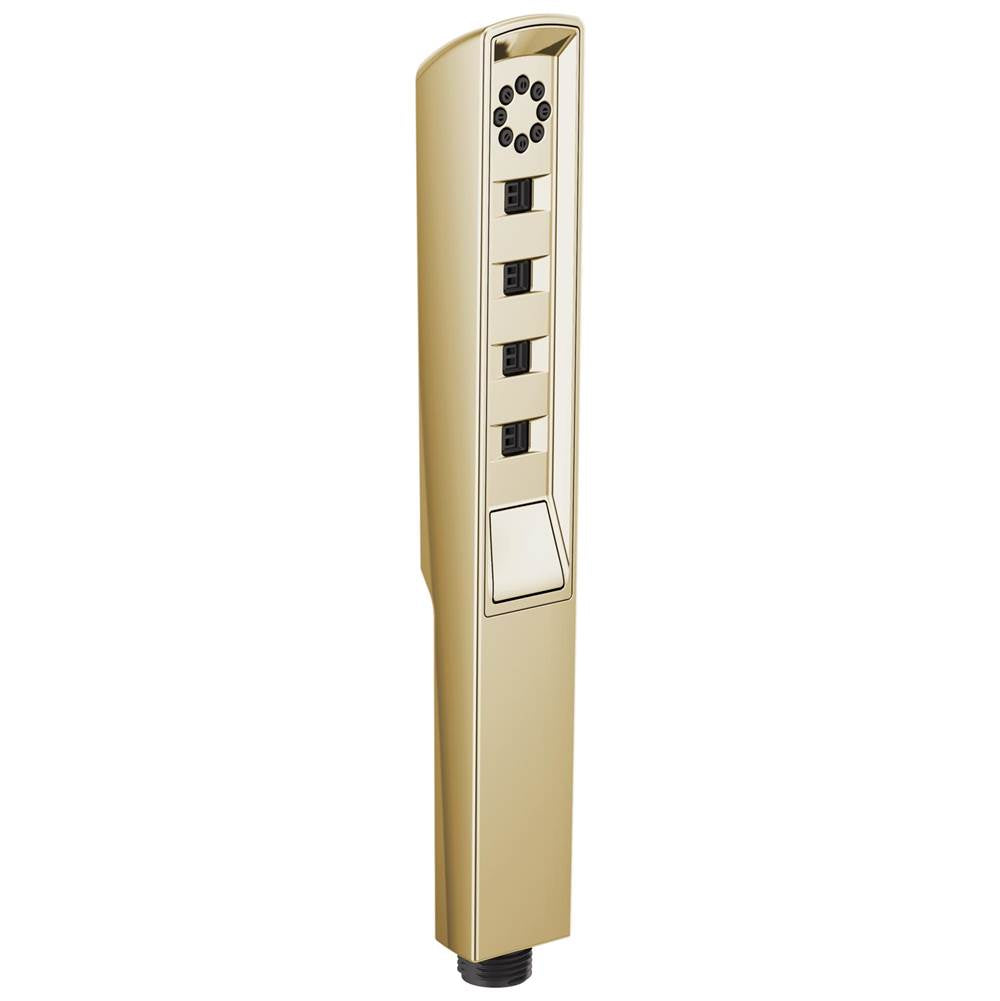 Brizo - Universal Showering Linear Square H2Okinetic Multi-Function Handshower - Polished Gold