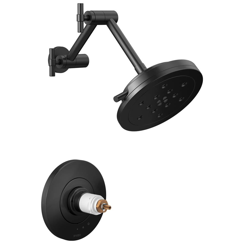 Brizo - Litze TempAssure Thermostatic Shower Only - Less Handles - Matte Black