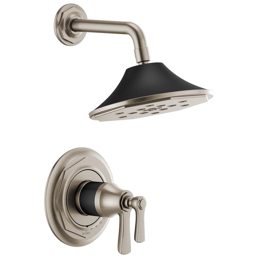 Brizo - Rook Tempassure Thermostatic Shower Only - Luxe Nickel With Matte Black