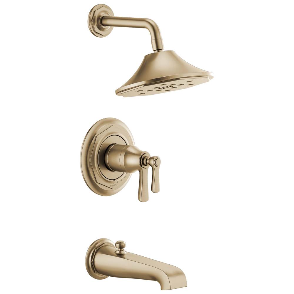 Brizo - Rook TempAssure Thermostatic Tub/Shower - Luxe Gold