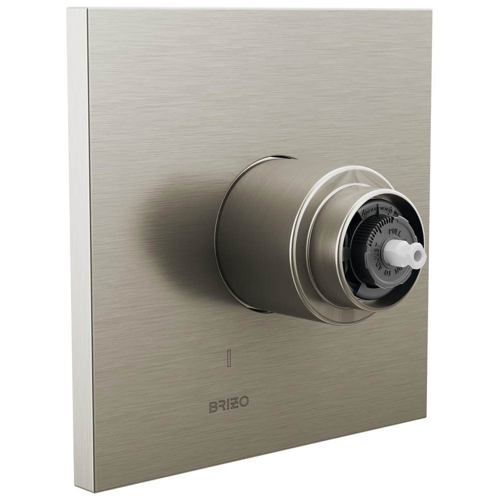 Brizo - Frank Lloyd Wright Pressure Balance Valve Only Trim - Less Handle - Luxe Nickel