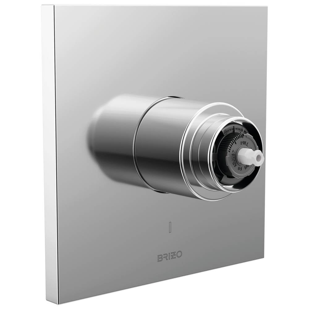 Brizo - Frank Lloyd Wright Pressure Balance Valve Only Trim - Less Handle - Chrome