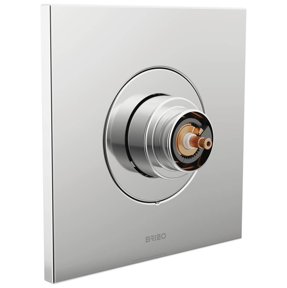 Brizo - Frank Lloyd Wright Sensori Thermostatic Valve Trim - Less Handle - Chrome