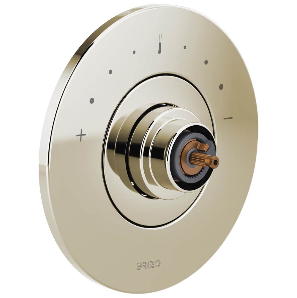 Brizo - Litze Sensori Thermostatic Valve Trim - Less Handle - Polished Nickel