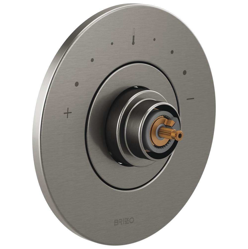 Brizo - Litze Sensori Thermostatic Valve Trim - Less Handle - Luxe Steel