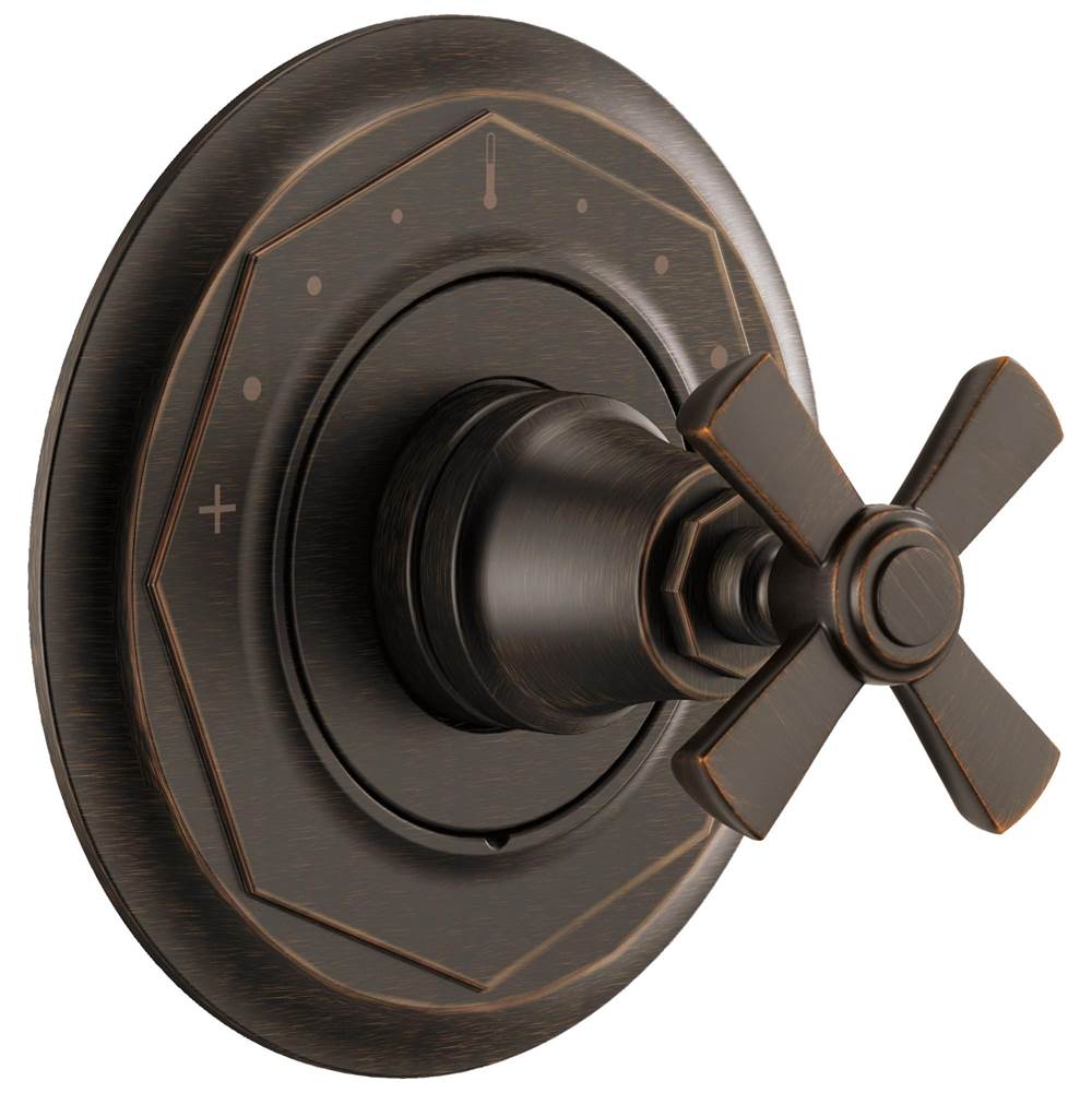 Brizo - Rook Sensori Thermostatic Valve Trim - Cross - Venetian Bronze