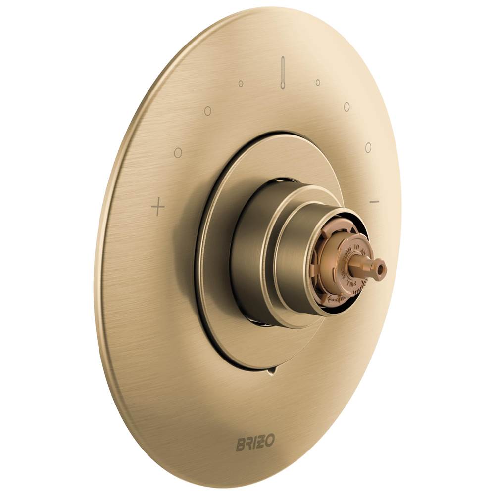 Brizo - Odin Sensori Thermostatic Valve Trim - Less Handle - Luxe Gold