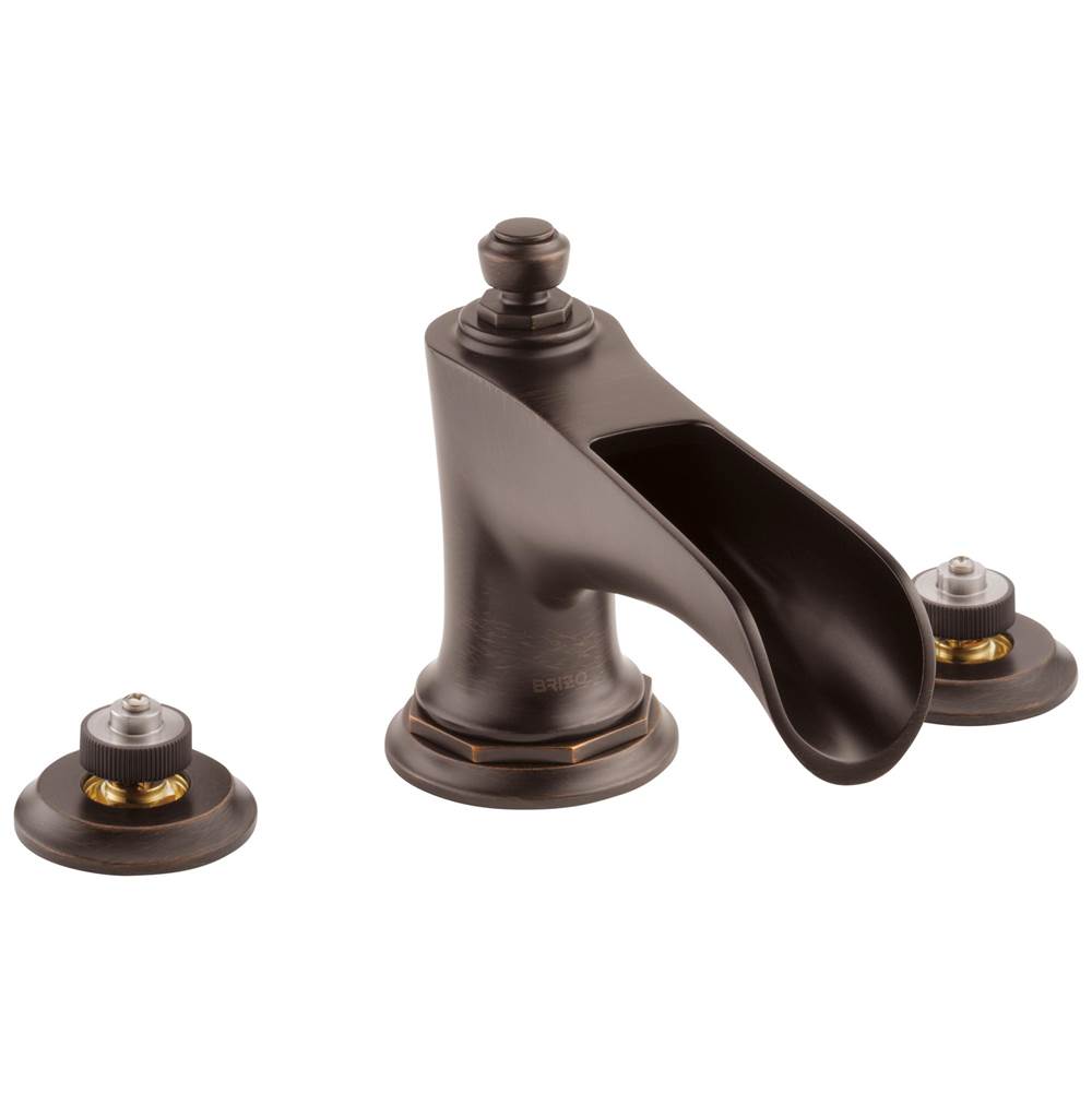 Brizo - Rook Roman Tub with Channel Spout - Less Handles - Venetian Bronze