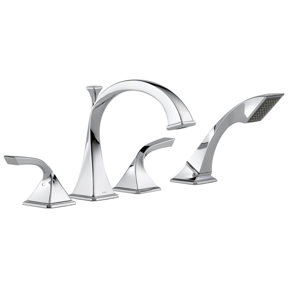 Brizo - Virage Roman Tub Faucet with Hand Shower - Chrome