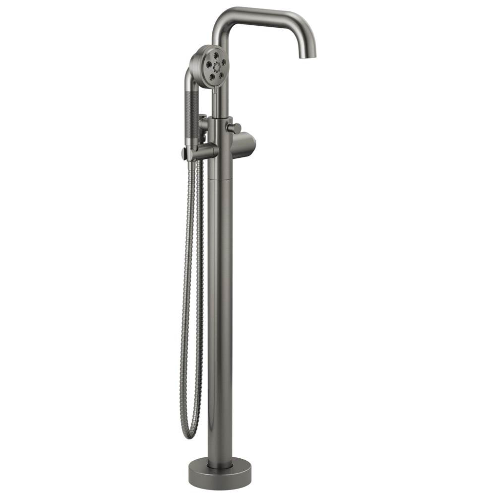 Brizo - Litze SINGLE-HANDLE FREESTANDING TUB FILLER - Less Handle - Luxe Steel