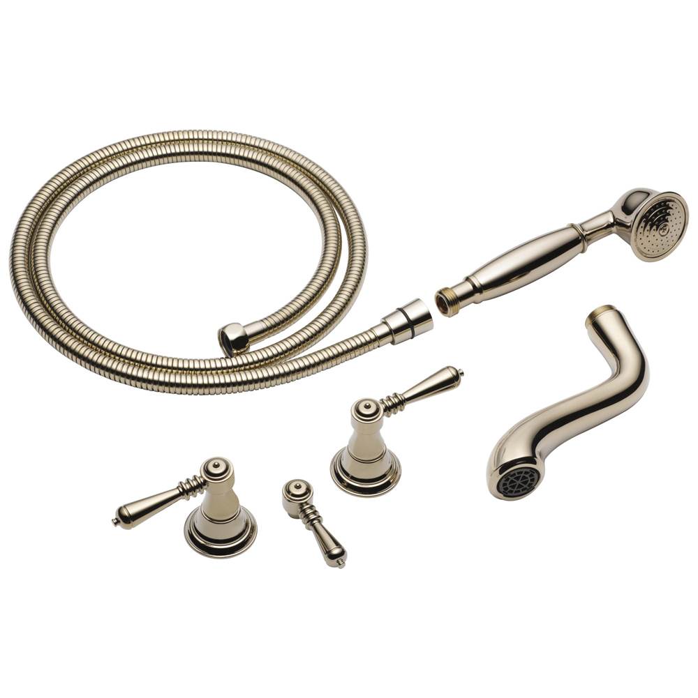 Brizo - Tresa Two-Handle Tub Filler Trim Kit with Lever Handles - Polished Nickel